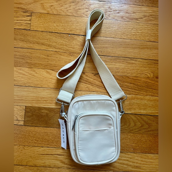 PacSun Handbags - NWT Crossbody Bag, Cream Color, Adjustable Strap, Pacsun, New